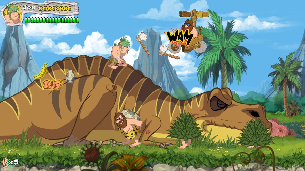New Joe & Mac: Caveman Ninja screenshot 2 for Playstation 4